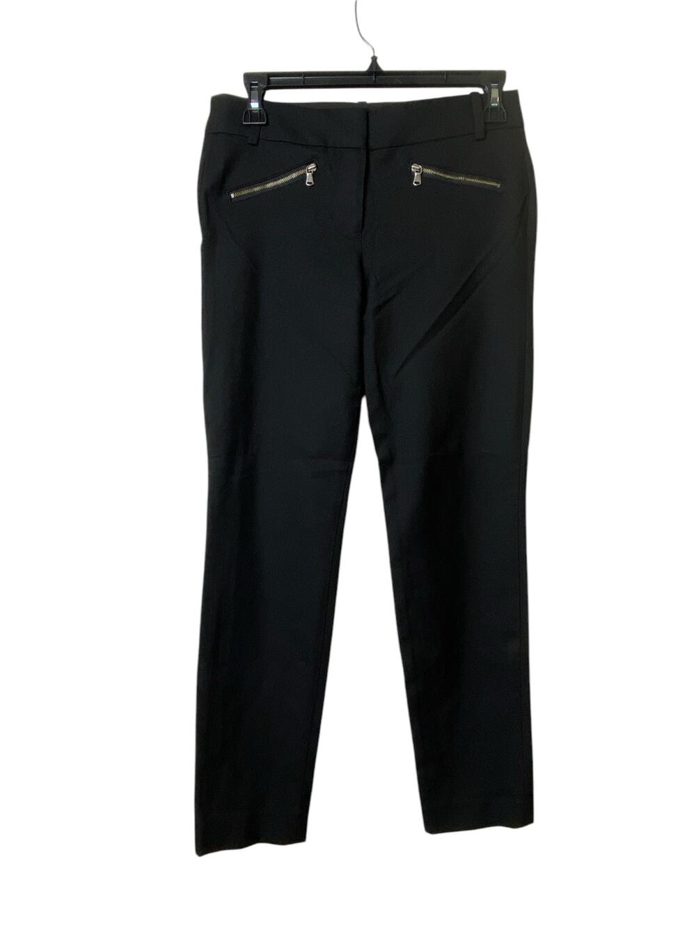 J. Crew Factory Women’s Black Wool Blend Front Zipper Pocket Dress Pants Size 0